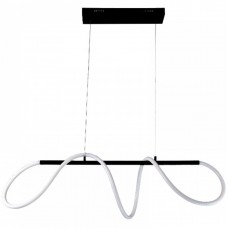 Φωτιστικό Κρεμαστό LED 60W 230V 4800lm 3000Κ Θερμό Φως σε Μαύρο 6018